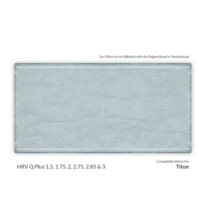 Titon HRV Q Plus 1.5, 1.75, 2, 2.75, 2.85 & 3 Compatible MVHR Filter Replacement Set from MVHR.shop