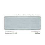 Airflow Duplexvent BV400 Filter Replacement Set from MVHR.shop