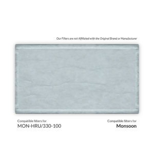 Monsoon MON-HRU/330-100 Filter Replacement Set from MVHR.shop