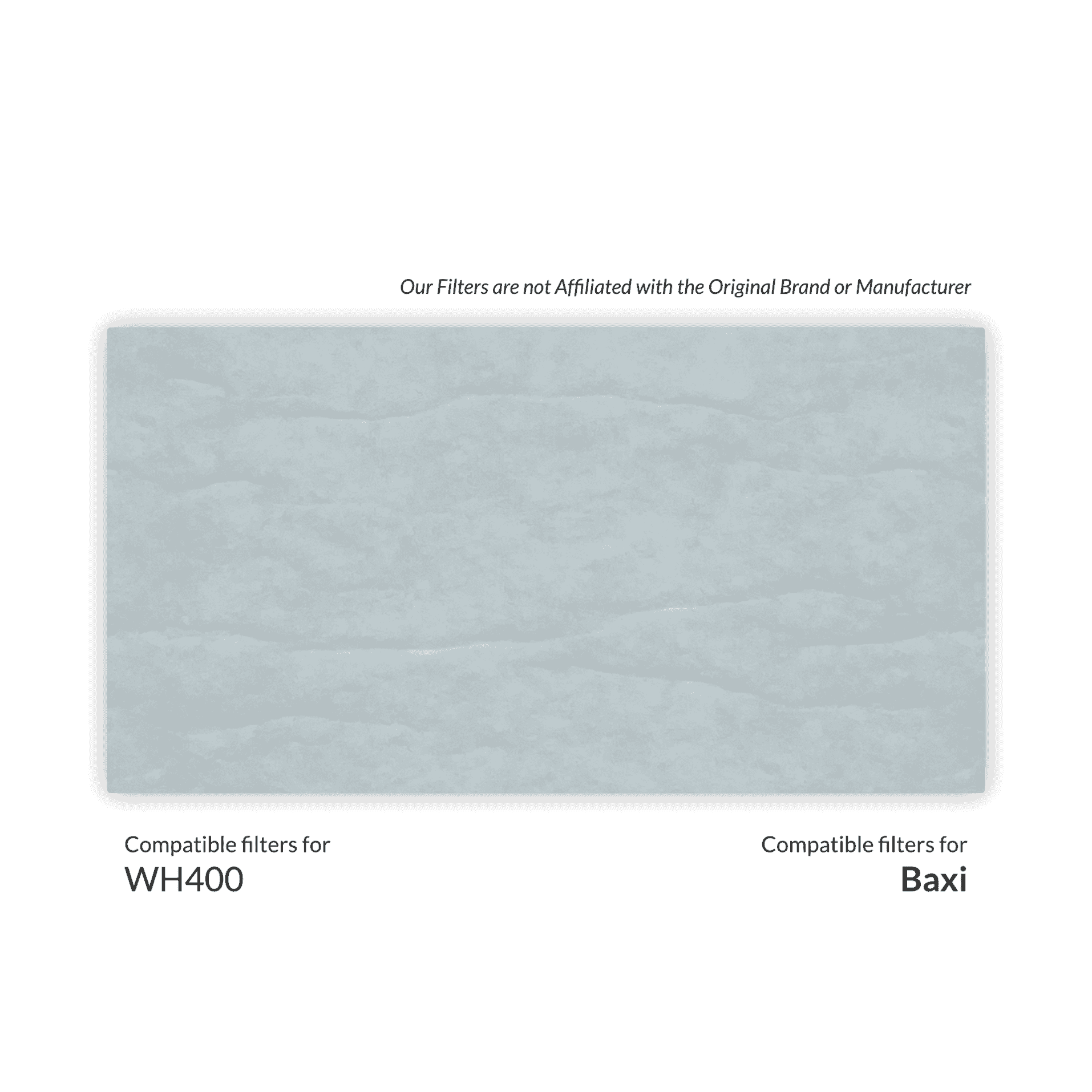 Baxi WH400 Compatible MVHR Filter Pad Replacement Set from MVHR.shop