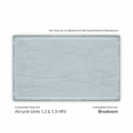 Brookvent Aircycle Units 1.2 & 1.3 HRV Compatible MVHR Filter Replacement Set from MVHR.shop