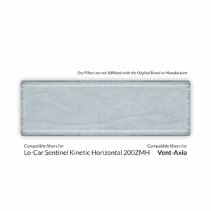 Vent-Axia Lo Carbon Sentinel Kinetic Horizontal 200ZMH Compatible MVHR Filter Replacement Set from MVHR.shop