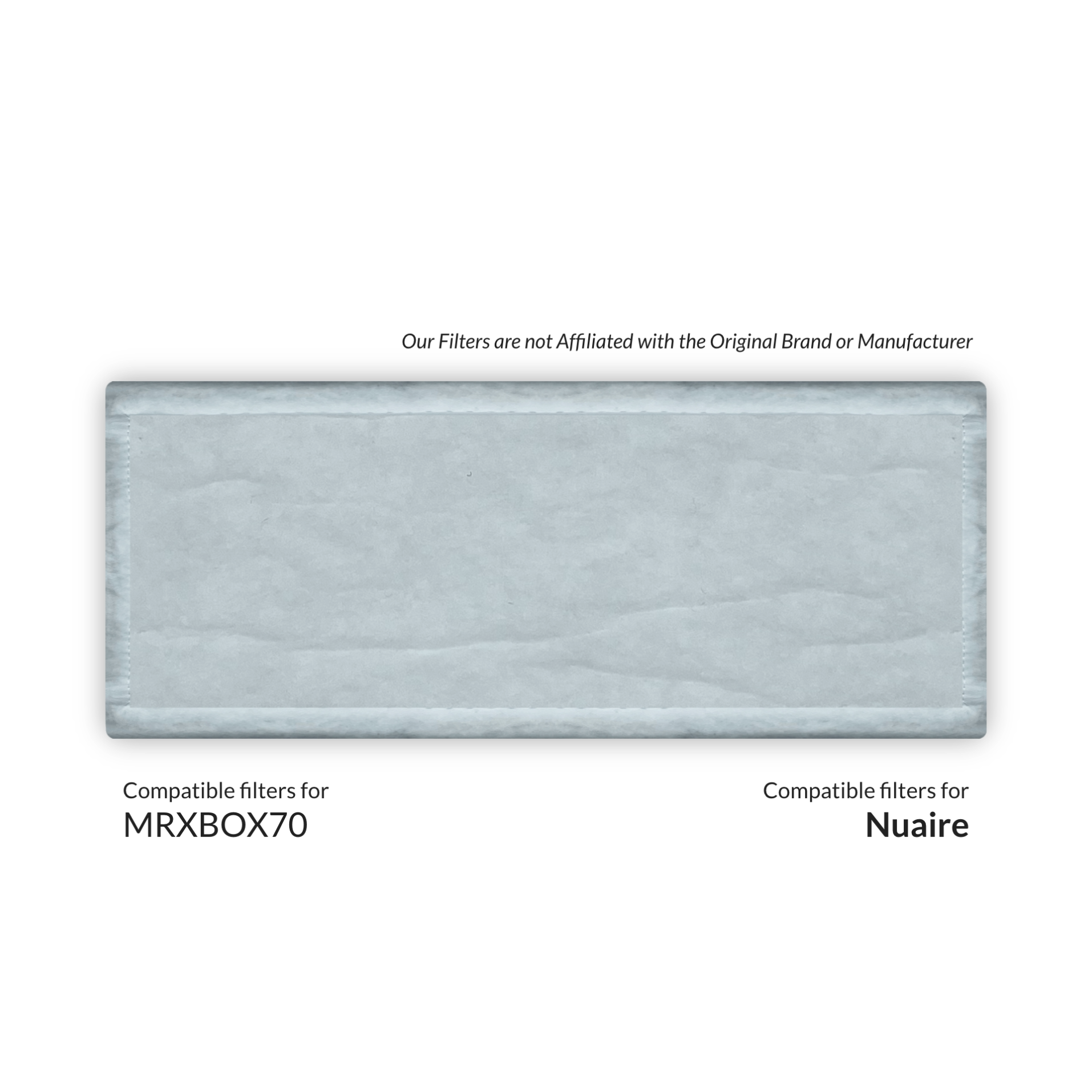 Nuaire MRXBOX70 Compatible MVHR Filter Replacement Set from MVHR.shop