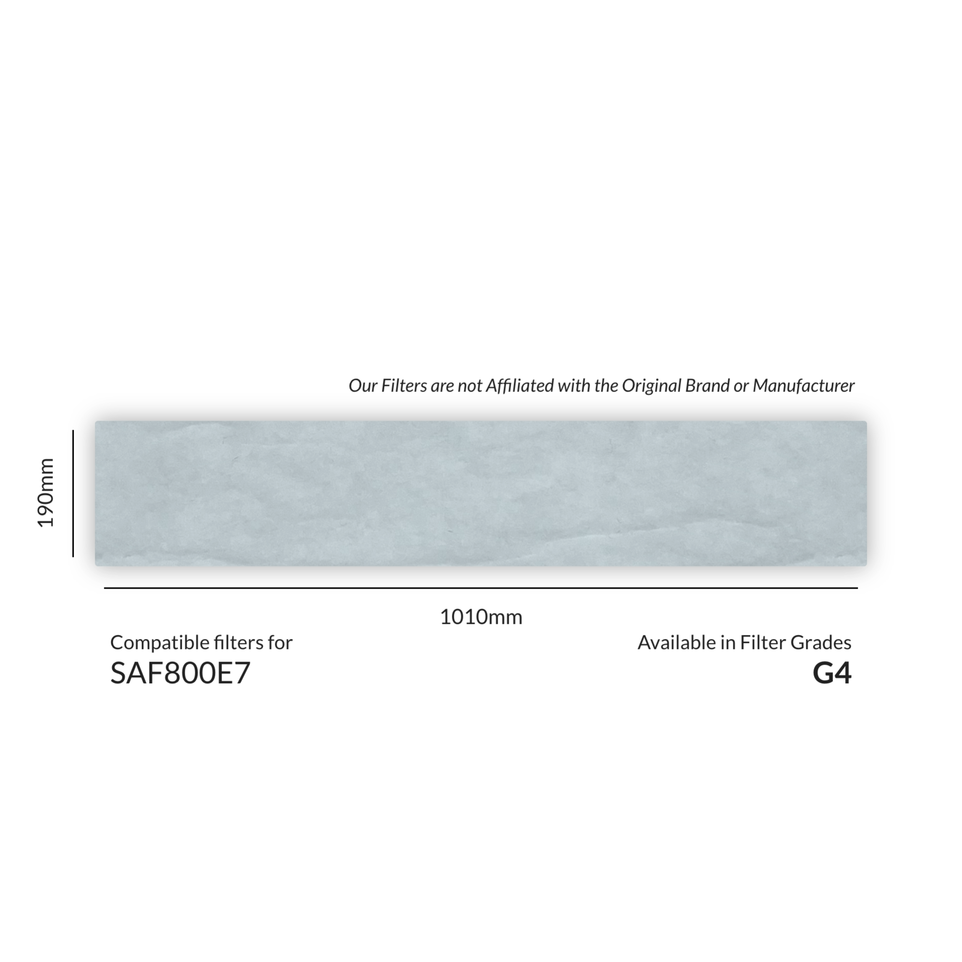 Dimensions and Filter Grades of Mitsubishi SAF800E7 Filter Replacement Set from MVHR.shop